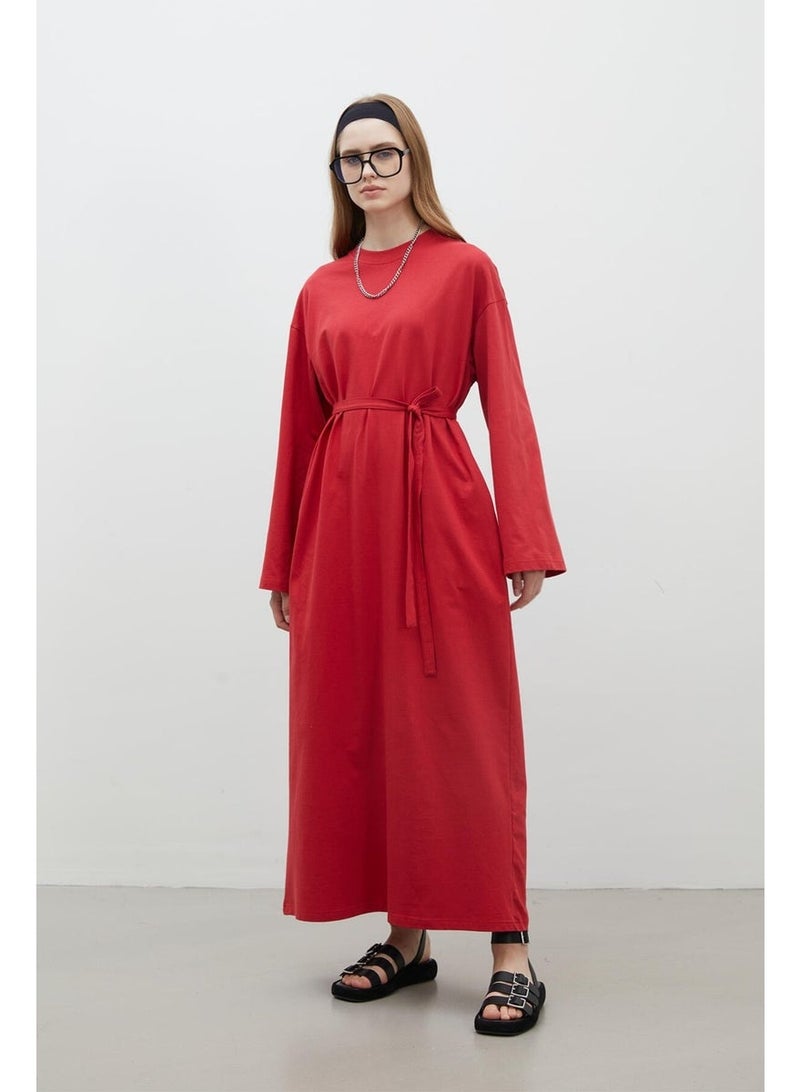 Manuka Red Palazzo Dress - Image 1